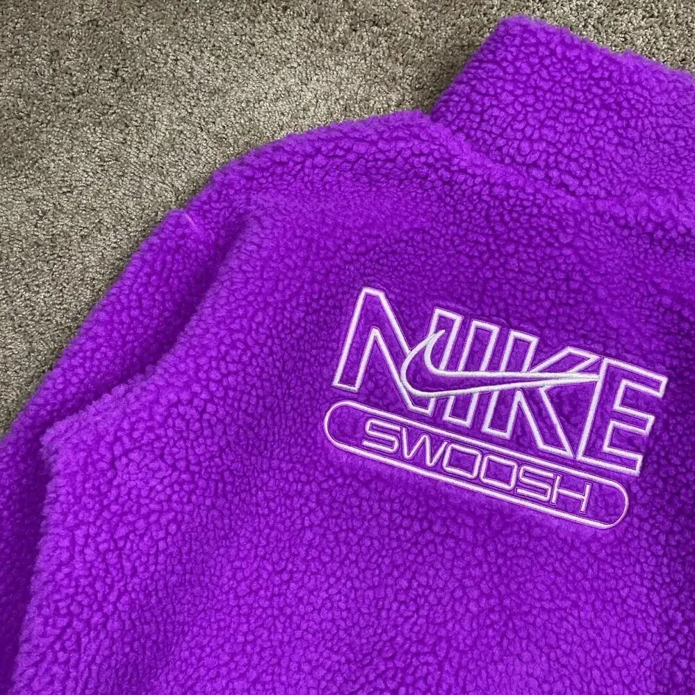 Nike Women's Purple and Pink Sweatshirt